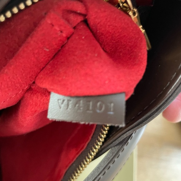 New Louis Vuitton Damier Ebene Sistina MM Leather shoulder purse - Picture 7 of 7